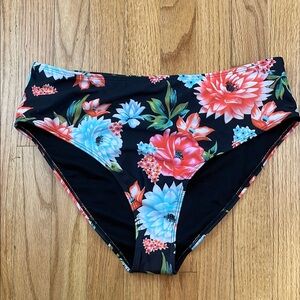 Floral High-Waisted Bikini Bottom 1XL